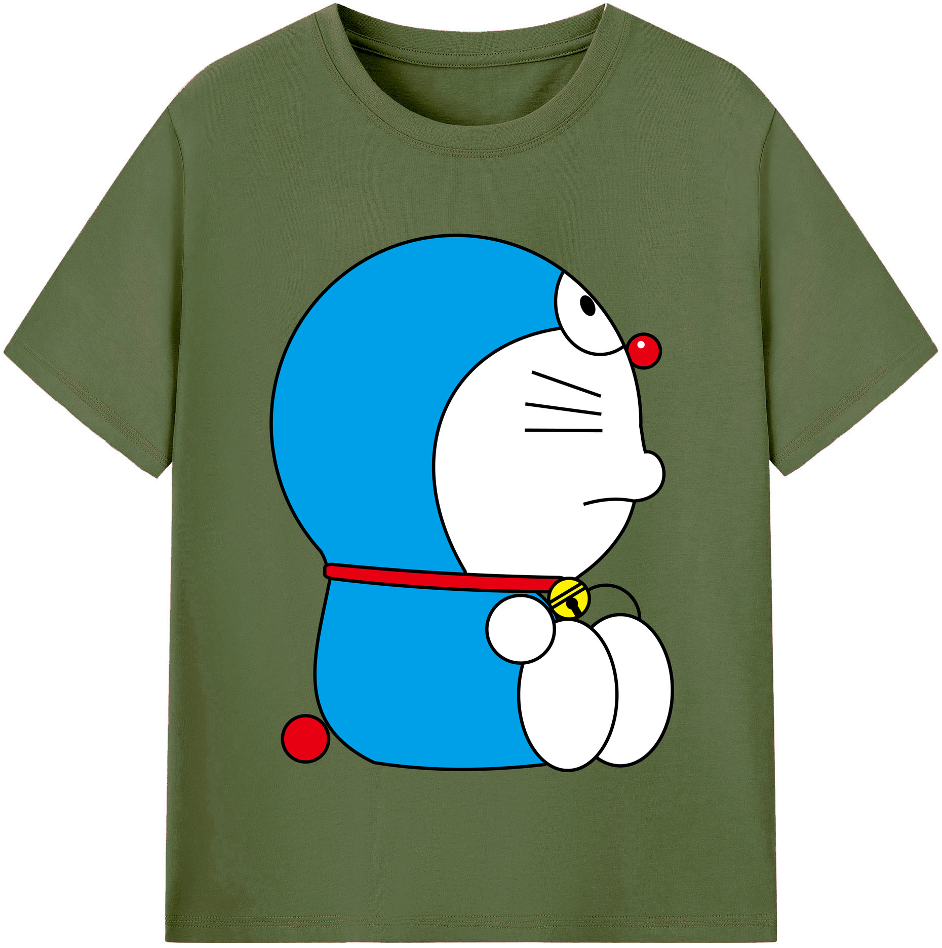（画像用） ドラえもん Doraemon 綿100％半袖Tシャツ（フロントプリント）